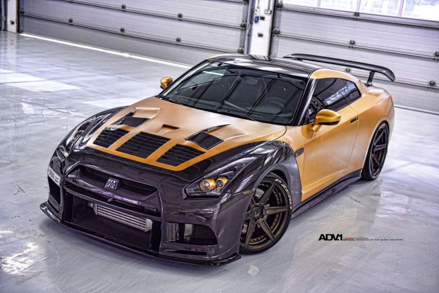 Nissan GT-R by AMS Performance on ADV.1 Wheels '2015